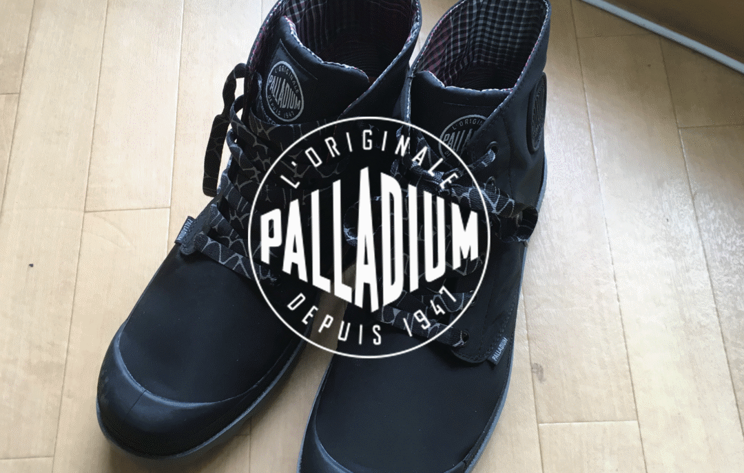 Palladiumのレインブーツを買って